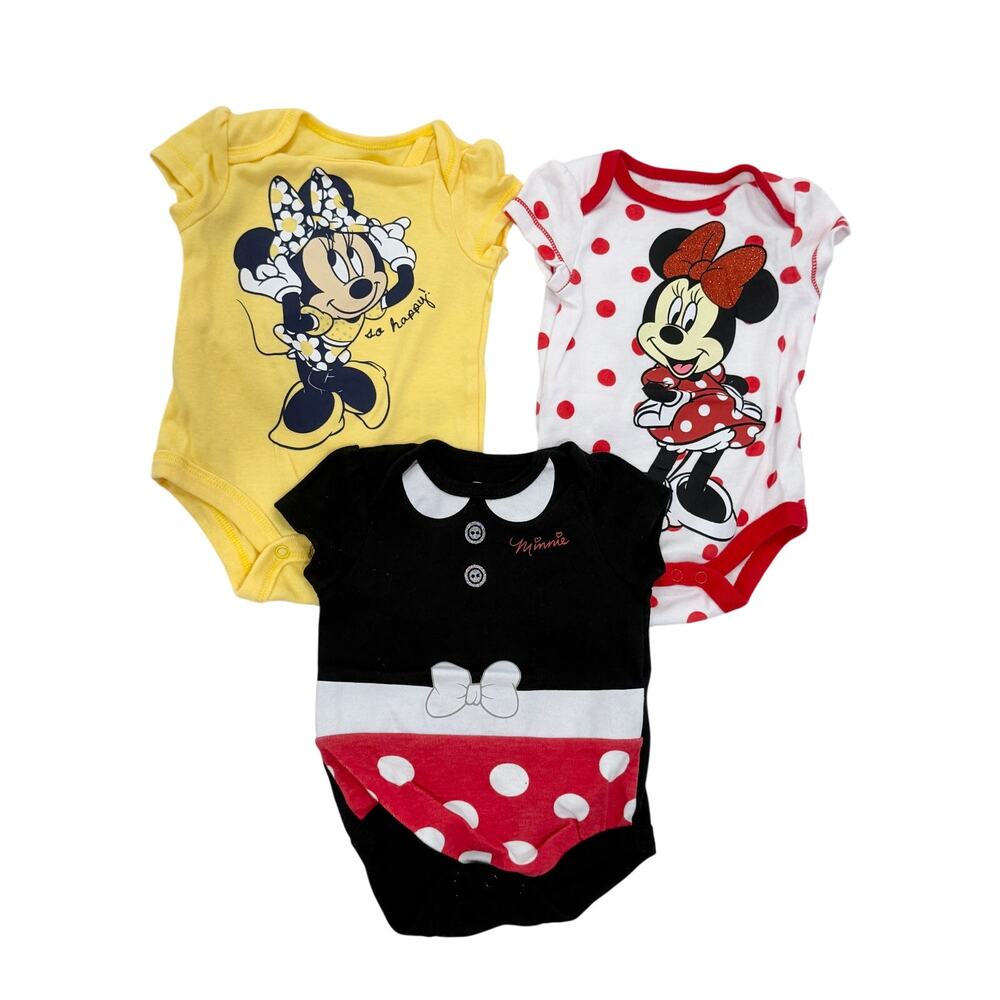 DISNEY Baby Minnie Mouse One-Piece 0-3M (1456)